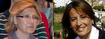 Carmen Heras, actual alcaldesa del PSOE, y su principal rival, Elena Nevado, del PP. Elena Nevado, del PP, que se presentaba por primera vez, logra mayoría ... - 1305729505_0