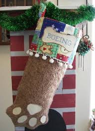 Image result for dog bone christmas stocking