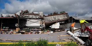 Ferocious Francine slams Louisiana ripping roofs from buildings, leaving hundreds of thousands without power