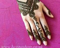 Image of Boho chic mehndi design