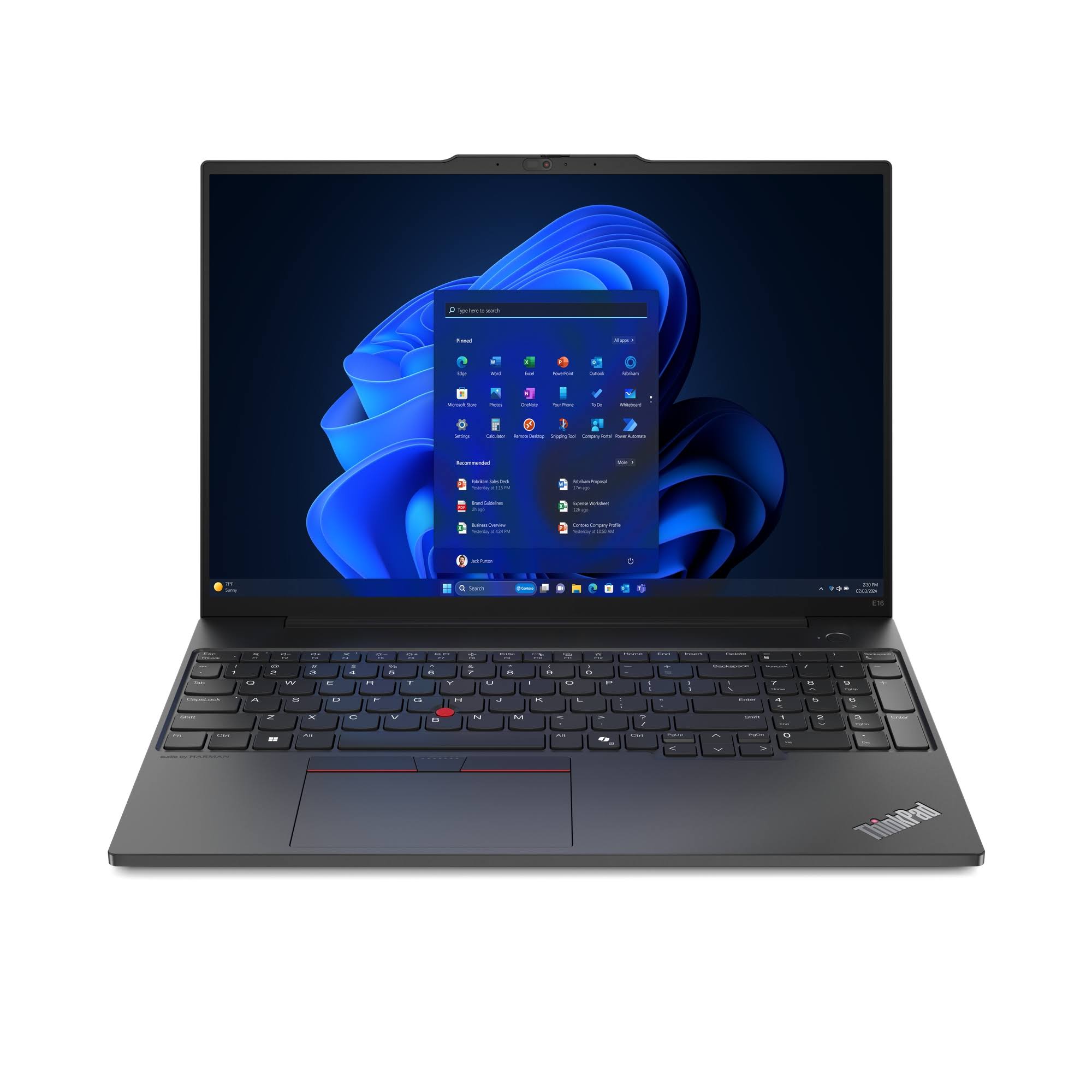 Lenovo ThinkPad E16 Gen 2 16" Notebook WUXGA Intel Core Ultra