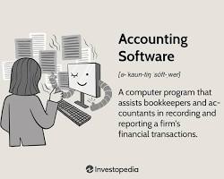 Accounting software for tracking financial transactions