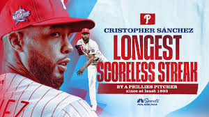 Move over, Grover: Cristopher Sánchez breaks Phillies' scoreless record