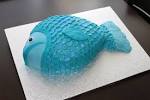 Cake in the shape of a fish