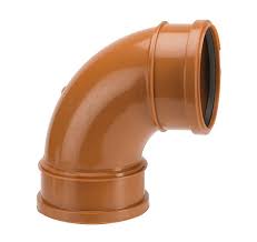 110mm Underground Drainage 87.5° Double Socket Bend