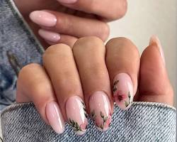 Image de Pink Almond Nails for Spring