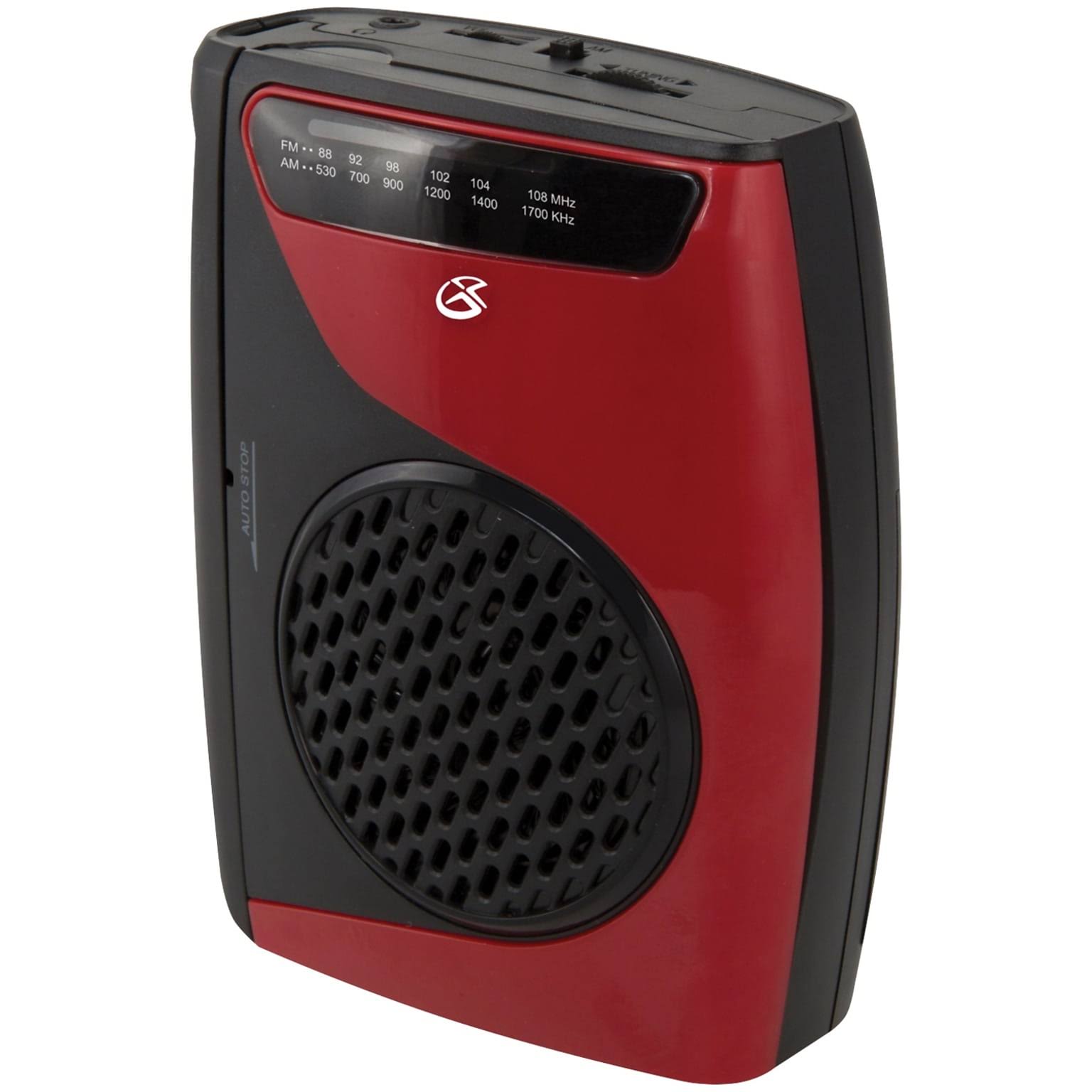 GPX AM/FM Radio with Portable Cassette Player