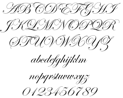 Imagem de Edwardian Script ITC font