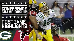 Image result for atlanta falcons vs green bay 2017 nfc championship recap