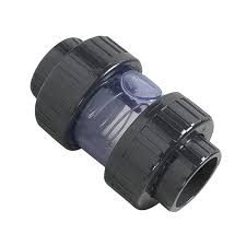 Válvula De Retenção Transparente Pvc-u Epdm Pn16 D.união F/f ...
