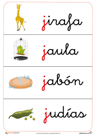 Resultado de imagen de imagenes consonante j