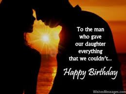 Birthday Wishes for Son-in-Law | WishesMessages.com via Relatably.com