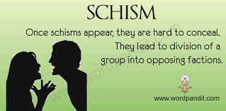 Image result for schism