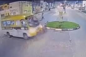 VÍDEO mostra atropelamento com ônibus escolar que matou estudante de 15 anos em Arcoverde