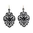 Black earrings women