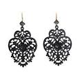 Black earrings women