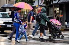 Scattered showers expected Sunday through Monday in L.A.