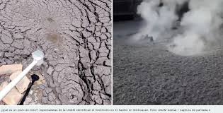 ¿Qué es un pozo de lodo?; el fenómeno en El Salitre, Michoacán