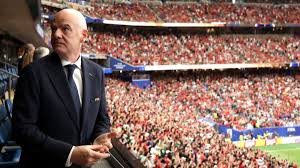 How is the FIFA president attending multiple games each day?