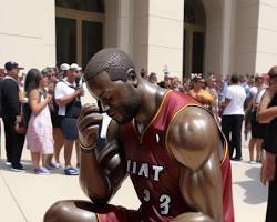 Image of Dwyane Wade statue