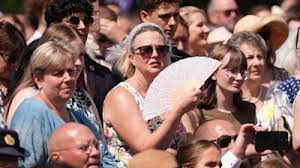 Five amber health alerts issued as UK sees hottest day of the year