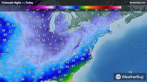 Extreme Cold Trails Winter Storm East of the Rockies