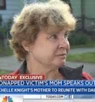 Barbara Knight, whose daughter, Michelle Knight, vanished in 2002, told the Cleveland Plain Dealer she never believed that her daughter ran away, ... - Barbara-Knight-Michelles-mother