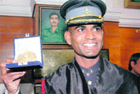 Rahul V Bandekar, the gold medallist of the ACC graduation ceremony. Gold medal for Bandekar Dehradun, December 4. The journey to the Army Cadet College ... - dpls5