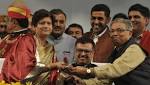 Mayors sworn amidst show strength,