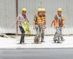 Image of Construction workers in Cambodia