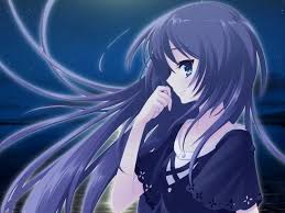 Résultat de recherche d'images pour "manga fille cheveux bleu"