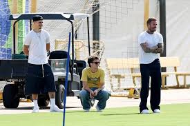 Beckham Watches On as England Fine-Tune for World Cup Quarter-Final Showdown