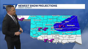 TIMELINE: Snow and ice chances shifting ahead of Arctic blast and winter storm in Oklahoma