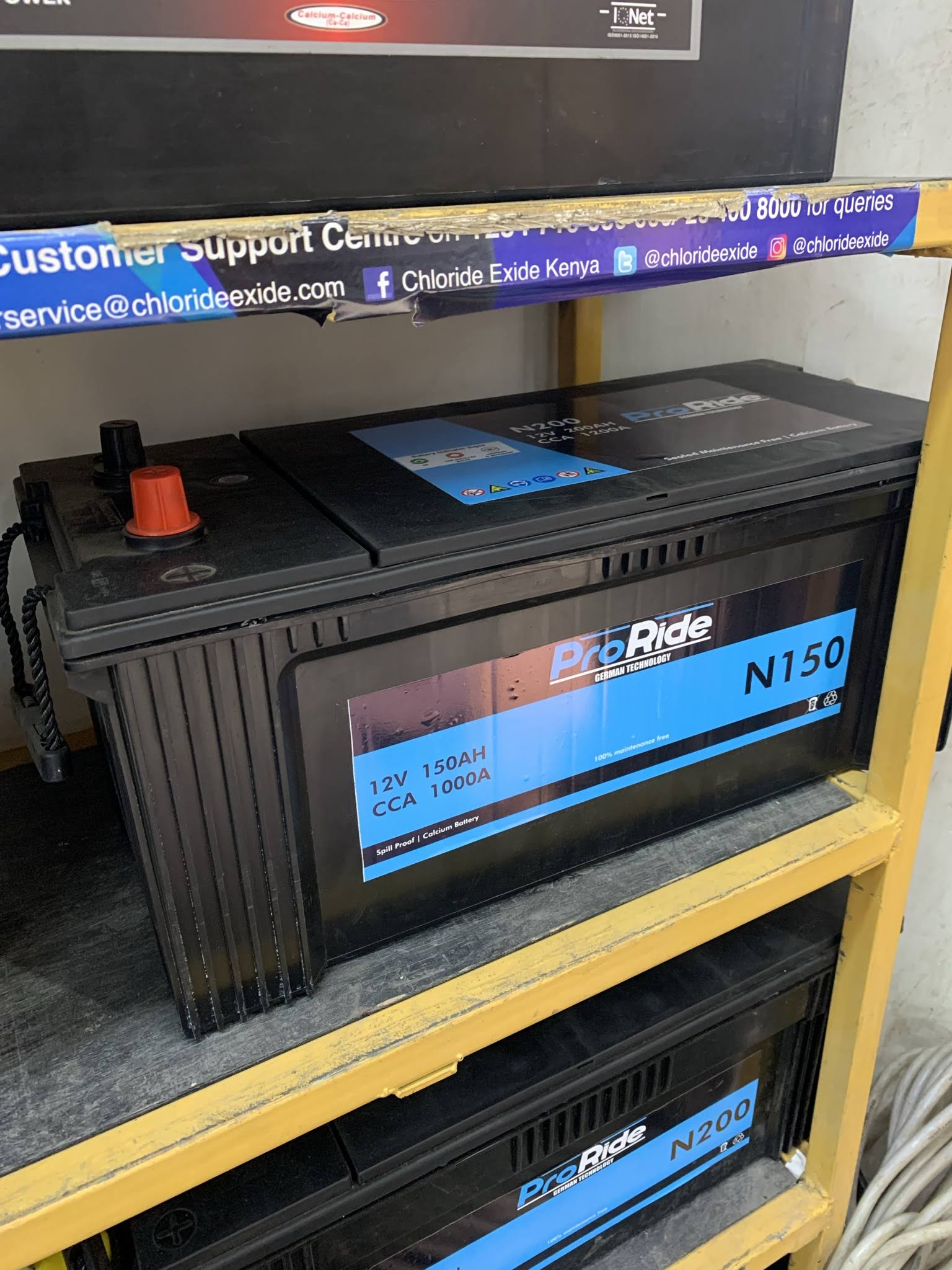 Proride 150ah Dry Cell Car Battery