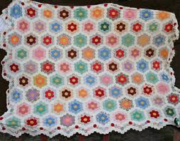 Résultat de recherche d'images pour "grandmothers flower garden quilt"