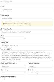 Documentation | dmsCookie