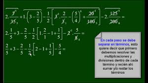Resultado de imagen de imagen de operaciones de suma resta multiplicacion y division potenciacion