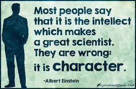 Most people say that it is the intellect which makes a great ... via Relatably.com