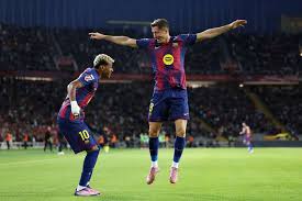 Lewandowski lifts Barcelona to LaLiga top after edging Sociedad