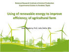 Renewable energy in agriculture