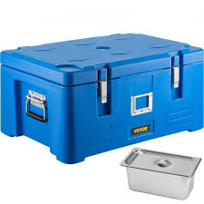 VEVOR Insulated Food Pan Carrier, 36Qt Capacity, Stackable ...