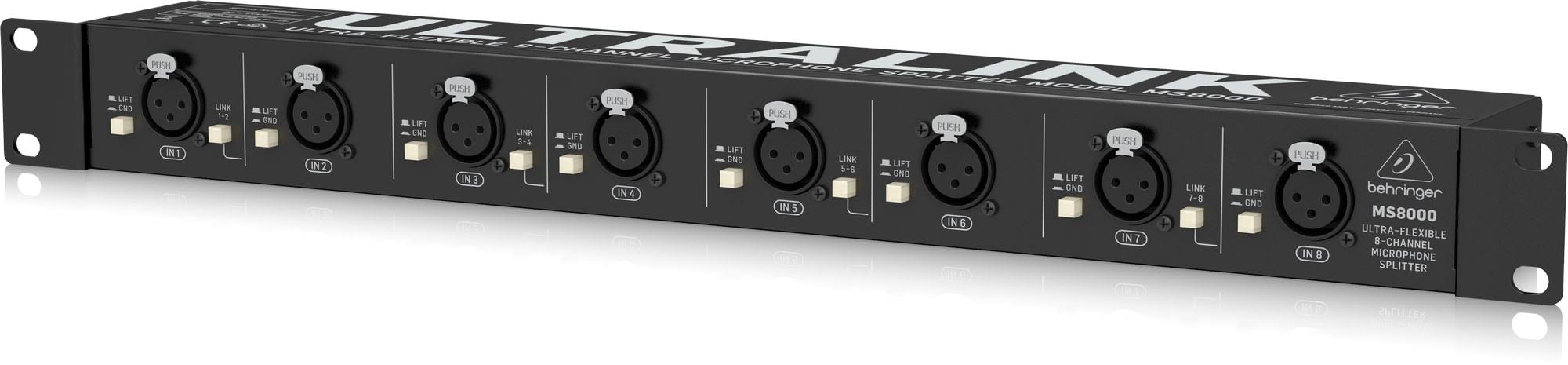 Behringer MS8000 8-Channel Microphone Splitter