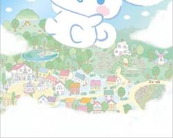 Cinnamoroll flying wallpaper