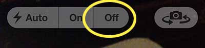 Image result for Turning  On or Off Camera Flash