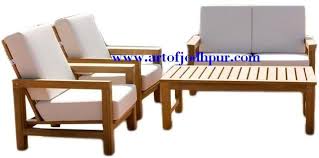 Image result for WOODEN SOFA SET