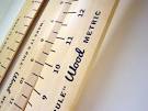 Wooden growth chart ruler Sydney