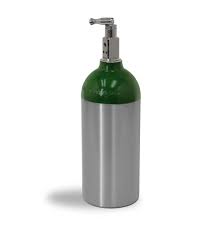 M9 Aluminum Oxygen Cylinder with Toggle Valve (Empty) - Mada ...