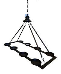 Metal Pillar Candle Holder Chandelier Farmhouse Gothic 24 ...