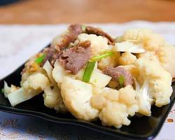 Hình ảnh về Súp lơ trắng xào tỏi