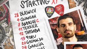 Bayer Leverkusen: Tapsoba, Maza and Kofane start against Arsenal in Champions League round of 16 first leg